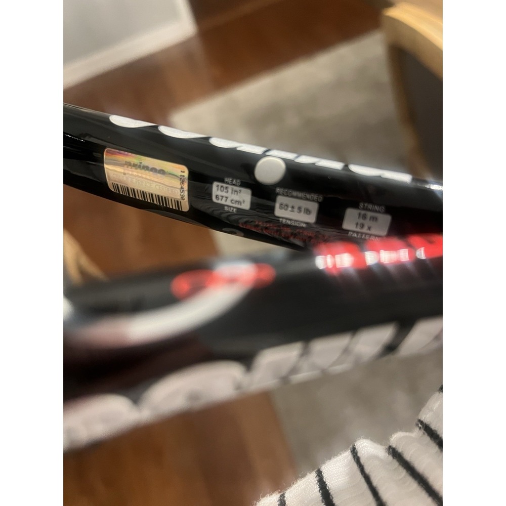 Prince O3 Tennis Racquet Racket AND Cover Bag (both Included) Rais O3 Pristine! - Picture 14 of 14